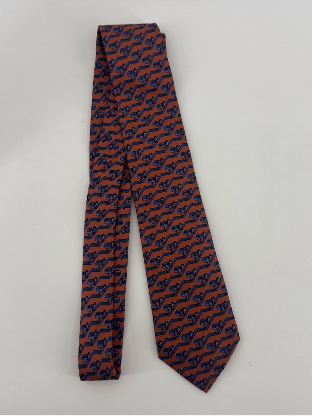 Hermes 100% Silk Tie Made In France